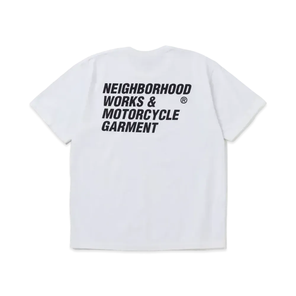NEIGHBORHOOD NH . Tee SS-12 "White"