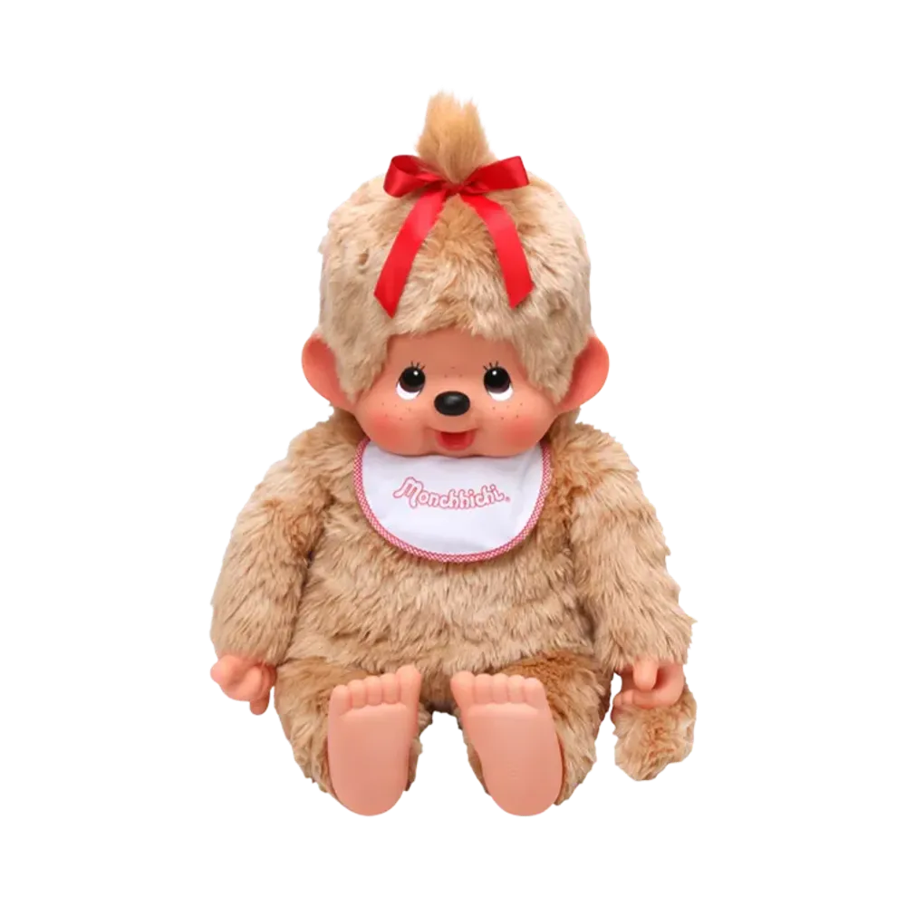 Sekiguchi "Premium Standard" Monchhichi 2L Size Beige Girl