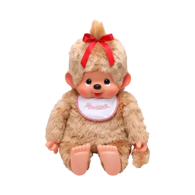 Sekiguchi "Premium Standard" Monchhichi 2L Size Beige Girl