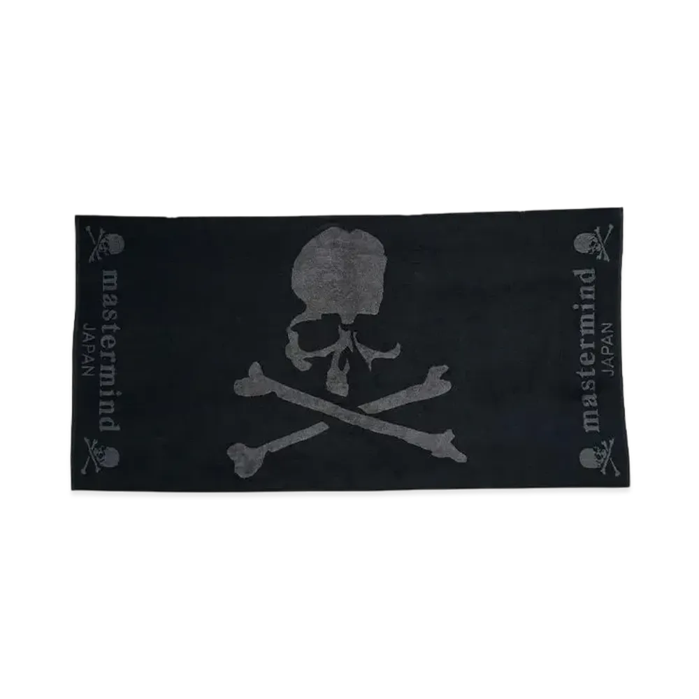 MASTERMIND JAPAN-JAPAN BEACH TOWEL "BLACK"