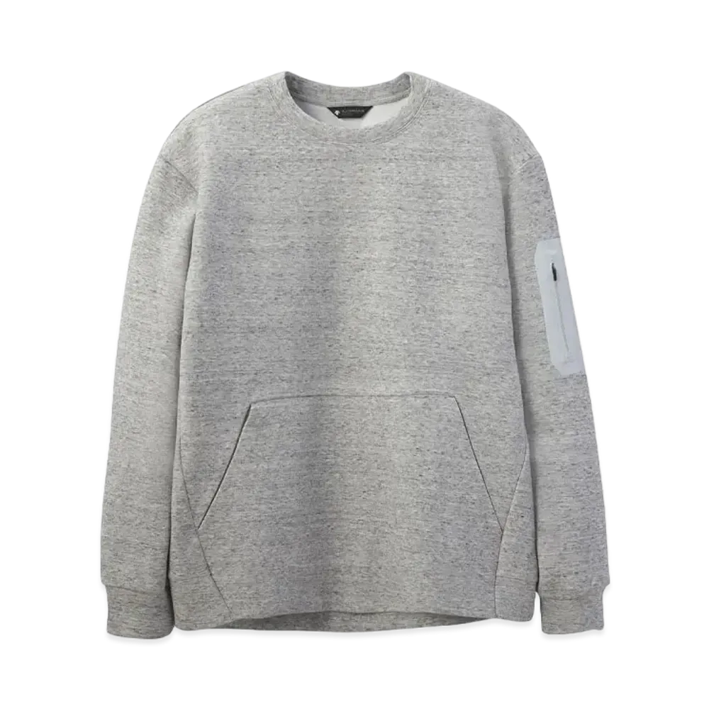 DESCENTE ALLTERRAIN 81 Melange Crewneck Sweat "Heather gray"
