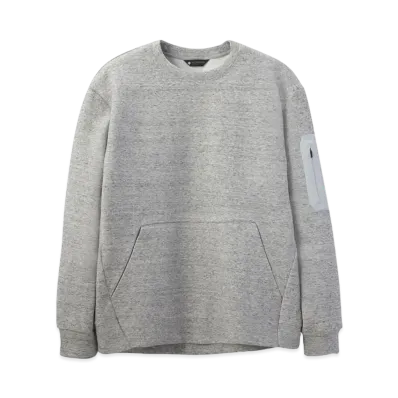 DESCENTE ALLTERRAIN 81 Melange Crewneck Sweat "Heather gray"