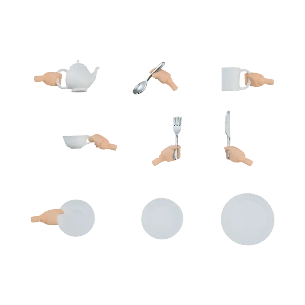 Good Smile Company "Nendoroid Doll" -Nendoroid Doll- Tableware Parts Set