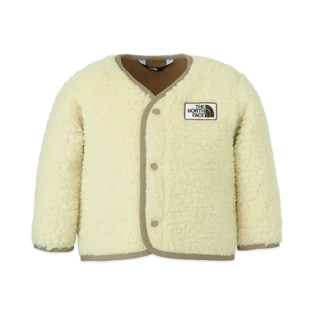 The North Face Cuddle Fleece Cardigan (Baby) "Gravel"