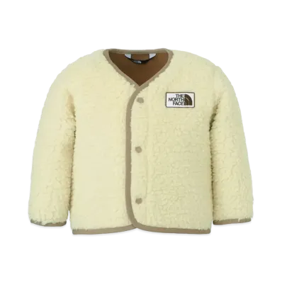 The North Face Cuddle Fleece Cardigan (Baby) "Gravel"