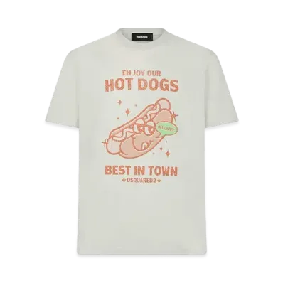 Dsquared2 Hot Dogs Regular Fit T-Shirt "Mint"