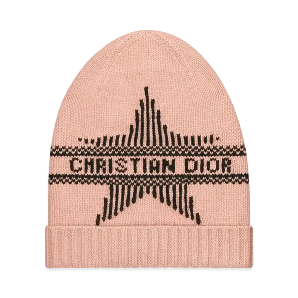Dior DiorAlps Beanie Wool and Cashmere "Rose/Black"