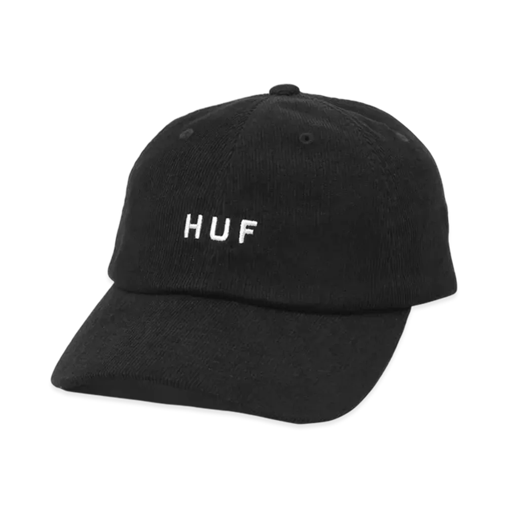 HUF OG Corduroy 6 Panel CV Hat "Black"