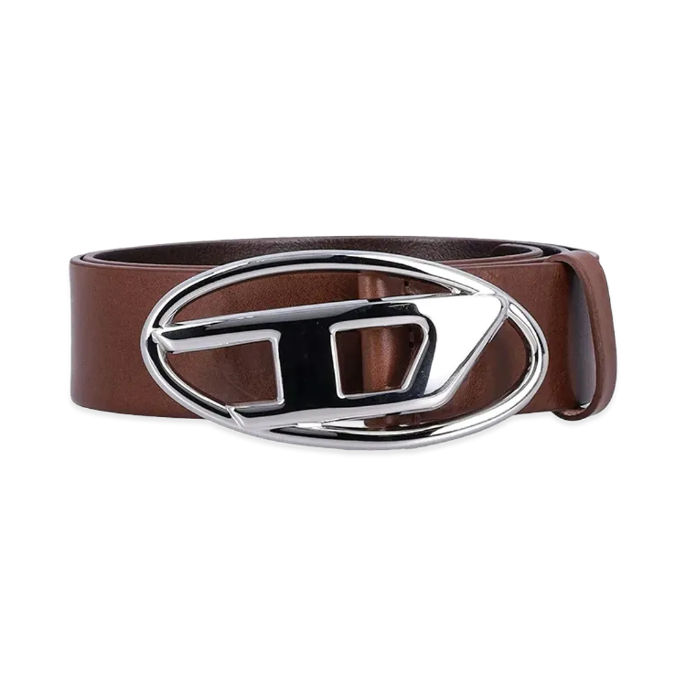 Diesel Leather Belt "Dark Brown"