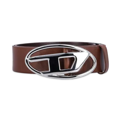 Diesel Leather Belt "Dark Brown"