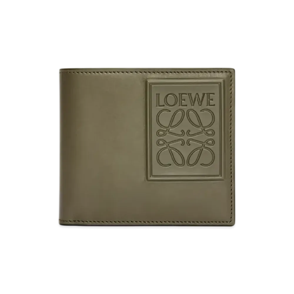 LOEWE Bifold Wallet "Khaki Green"