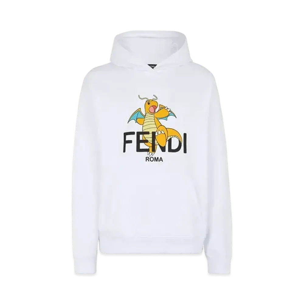 Pokemon x Fragment x FENDI Men's Dragonite Sweatshirt "White"