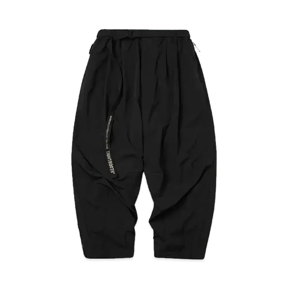 GOOPiMADE® X TIGHTBOOTH Strap Baggy Slacks "Black"