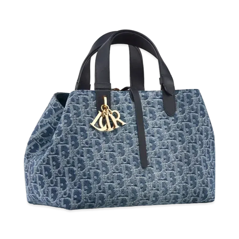 Dior Medium Dior Toujours Bag Denim Dior Oblique Jacquard "Blue"