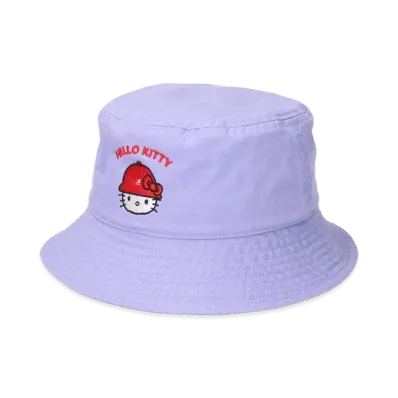KANGOL x HELLO KITTY Washed Bucket "Ice Lilac"