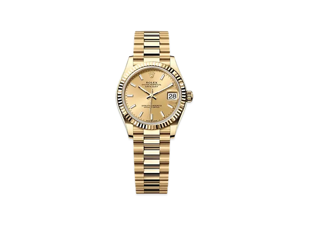 ROLEX Datejust 31mm Yellow Gold 278278 "Champagne-colour"