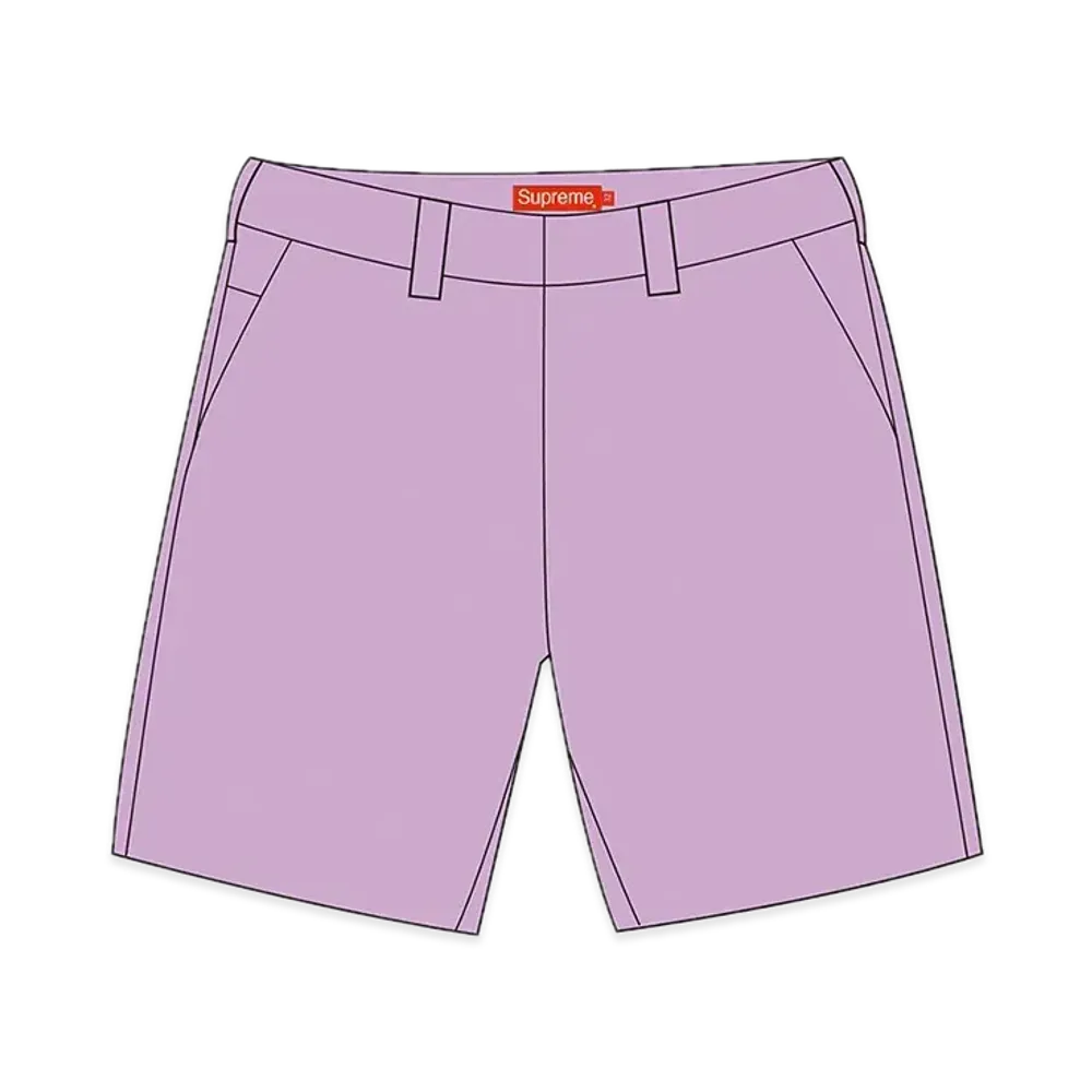 シュプリーム ワーク ショート "ピンク"