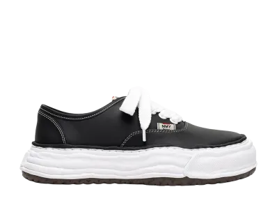 Maison MIHARA YASUHIRO BAKER 26 OG Sole Leather Low-top Sneaker "Black"