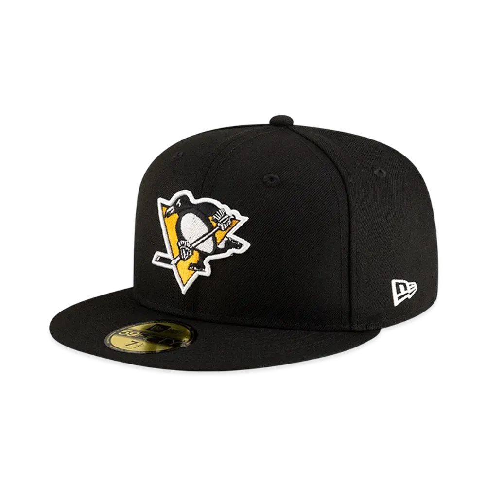 NEW ERA x THE CAP NHL Basic 59Fifty Pittsburgh Penguins "Black"