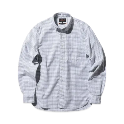 BEAMS B.D. Oxford Tattersall "Blue"