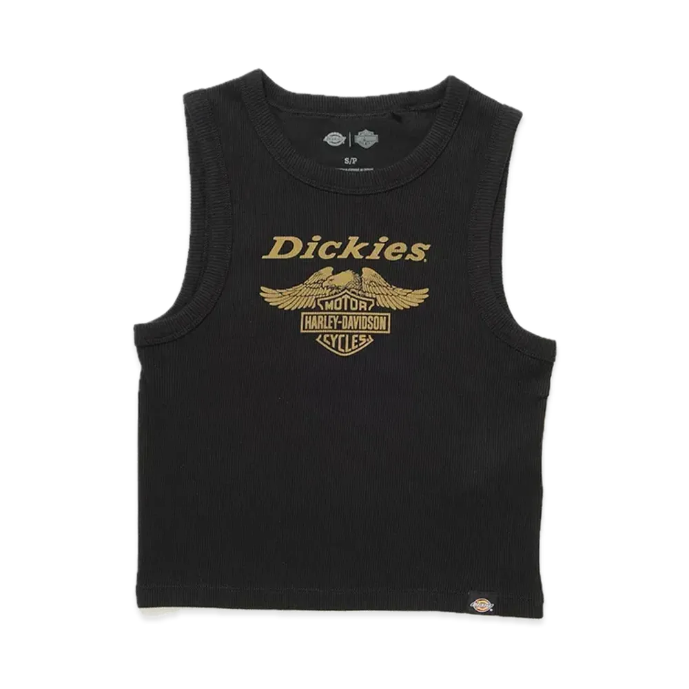 Dickies x Harley Davidson Rib Tank Top "Black"