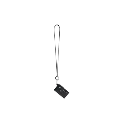 BALENCIAGA Le Cagole Card Case On Keychain "Black"