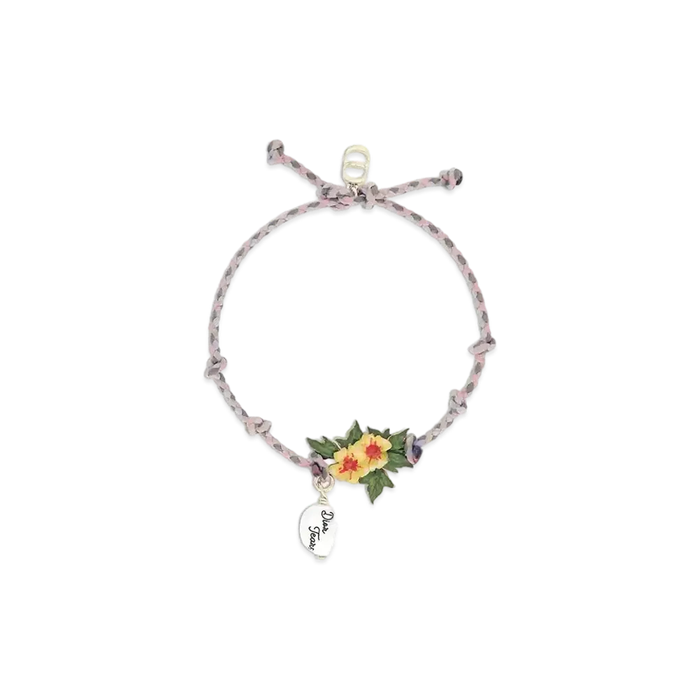 Dior Tears Bracelet (Cord, Resin With a Freshwater Pearl) "Multicolor"