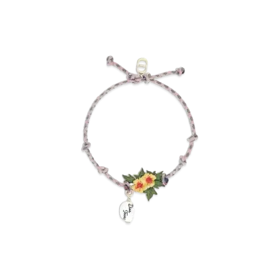 Dior Tears Bracelet (Cord, Resin With a Freshwater Pearl) "Multicolor"