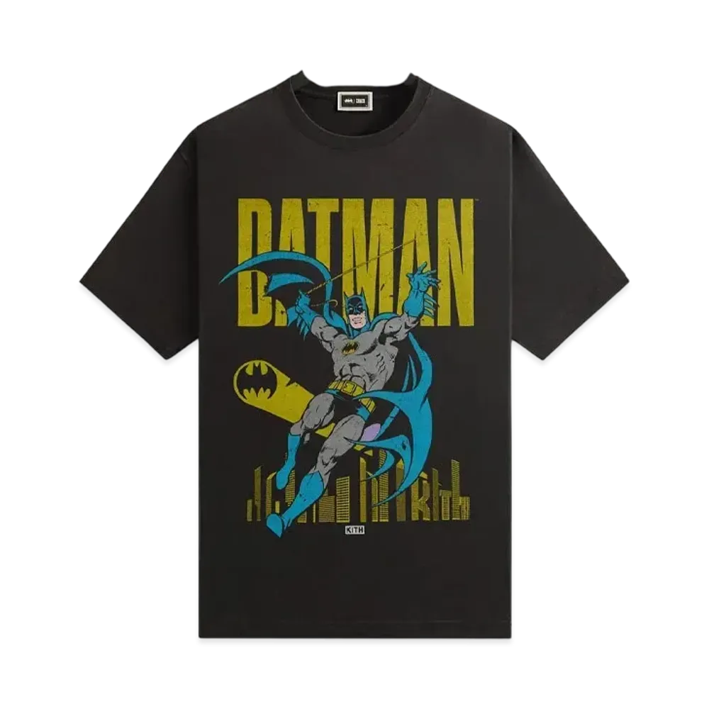 Kith x Batman Classic Vintage Tee "Black" KHM032742