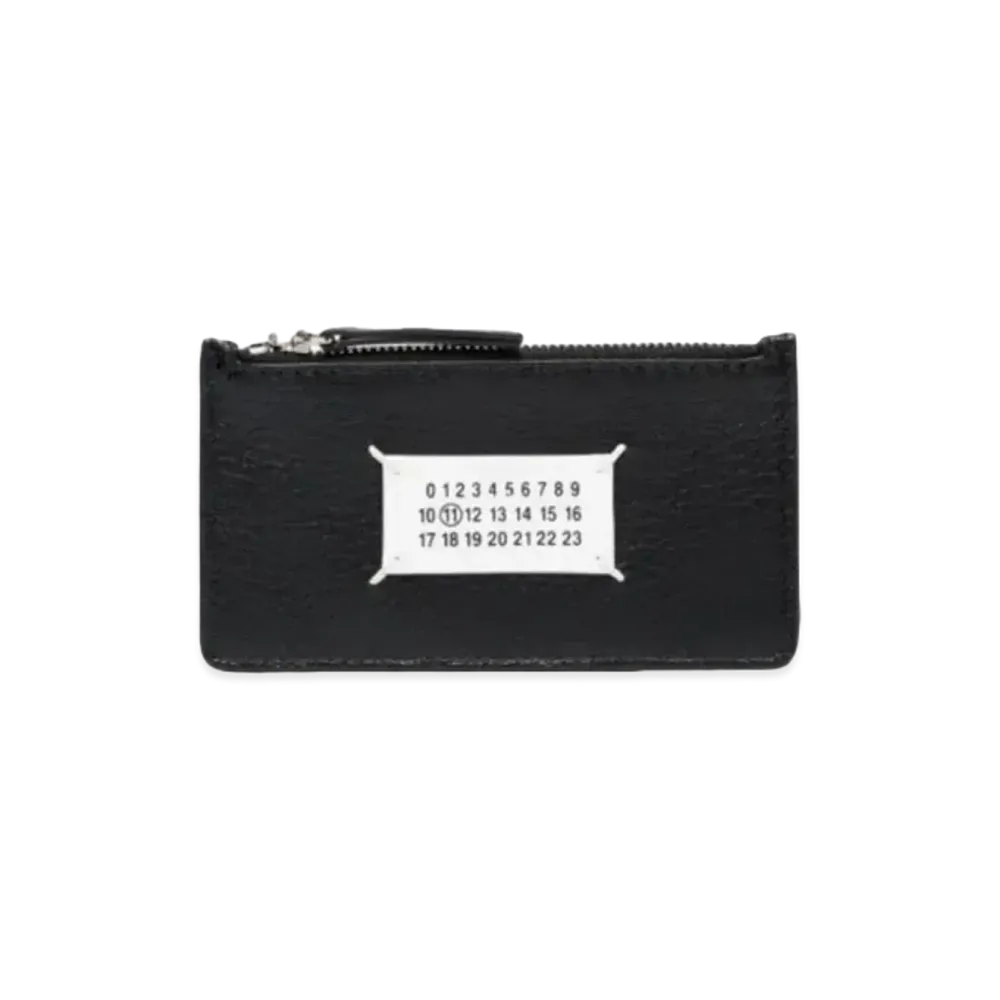 Maison Margiela Numbers Logo Zipped Card Holder "Black"
