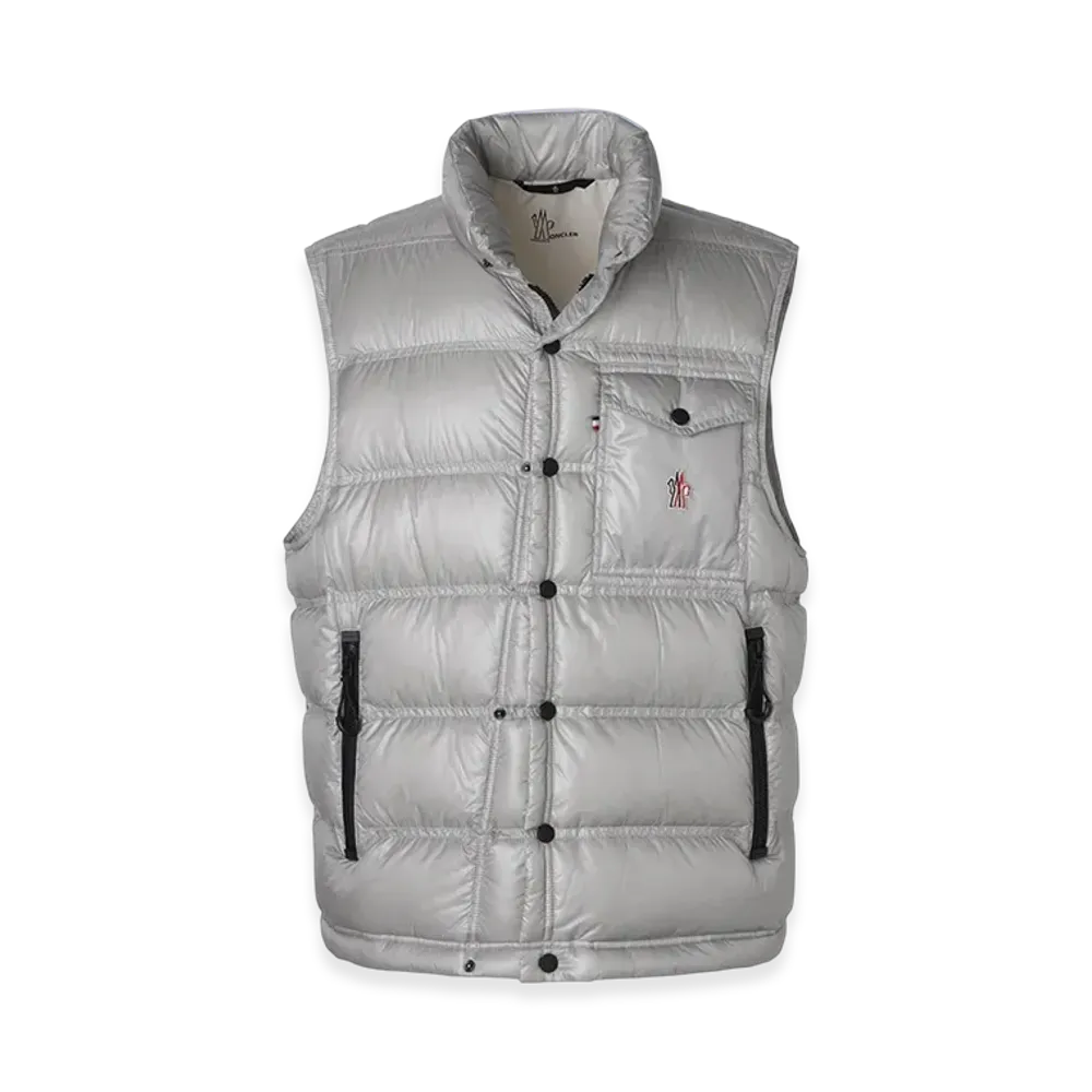 Moncler Grenoble Nantu Down Vest "Lightgrey"