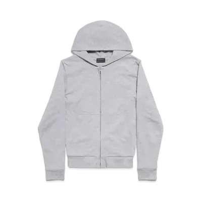BALENCIAGA Zip-Up Hoodie Slim Fit in Peeling Stretch Jersey "Grey"