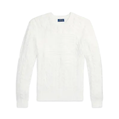 Polo Ralph Lauren Alan Knit Flag Sweater "White"