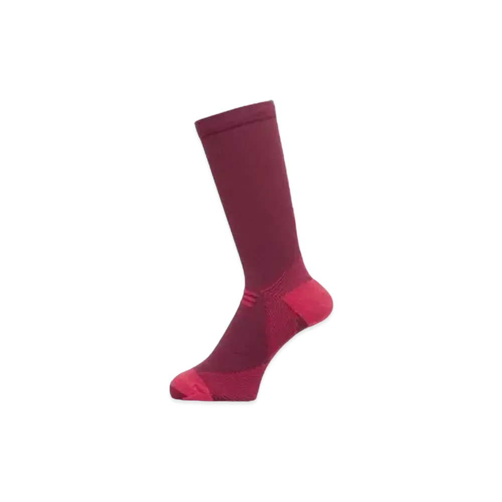 Goldwin C3 Fit Arch Support Mid Cut Socks (C3 Fit / Unisex) "Maroon"