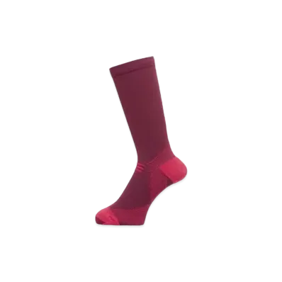 Goldwin C3 Fit Arch Support Mid Cut Socks (C3 Fit / Unisex) "Maroon"