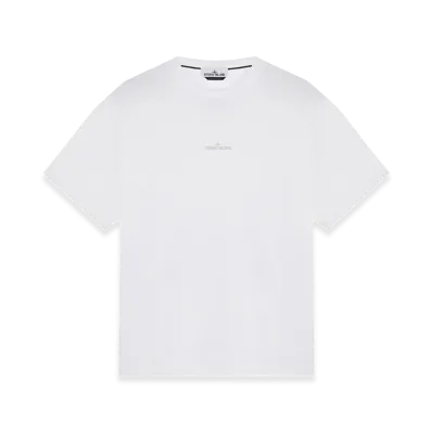Stone Island Scratched Paint One Print T-Shirt "White"