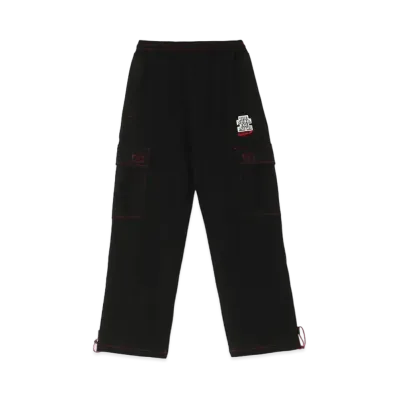 BlackEyePatch WILDSIDE YOHJI YAMAMOTO "NOIR EYE PATCH" Sweat Cargo Pants "Black"