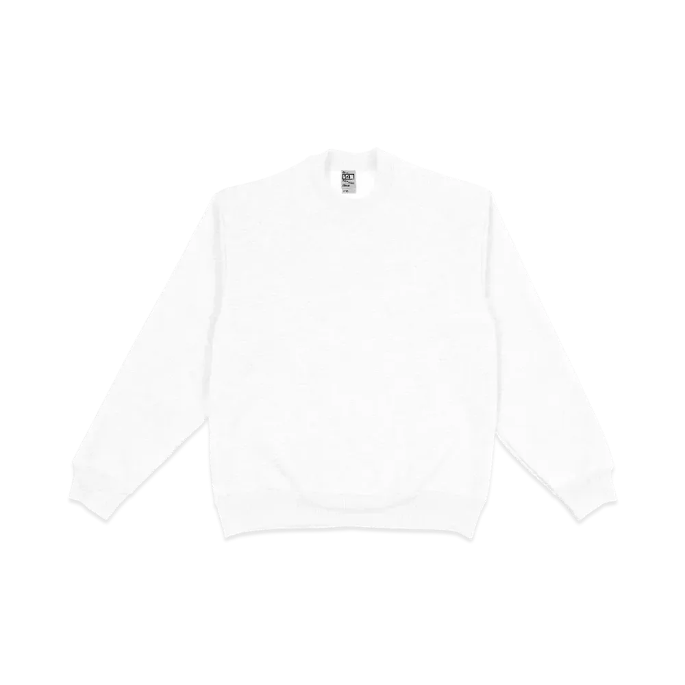 Los Angeles Apparel 14Oz Heavy Fleece Crew Neck Pullover Sweatshirt "White"