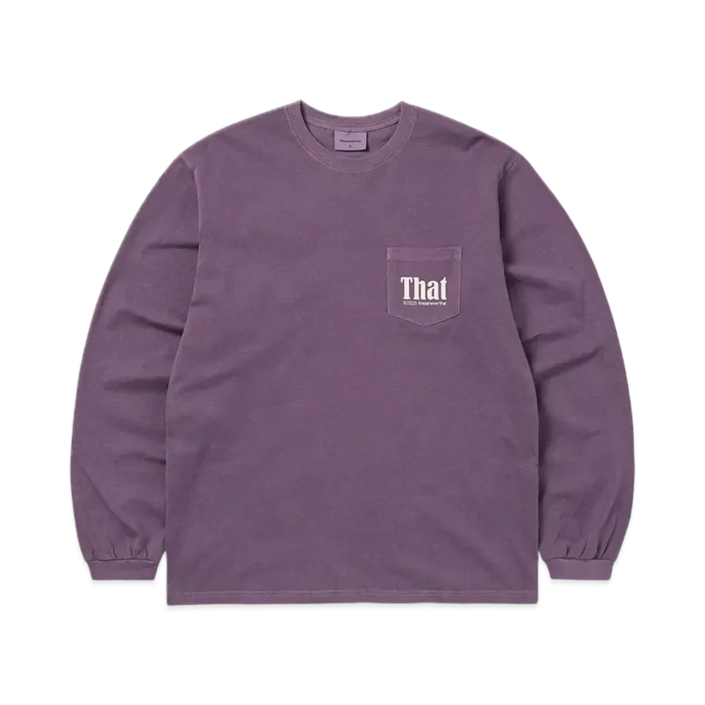thisisneverthat That Pocket L/S Tee "Purple"