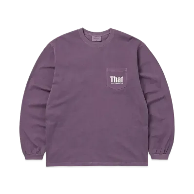 thisisneverthat That Pocket L/S Tee "Purple"