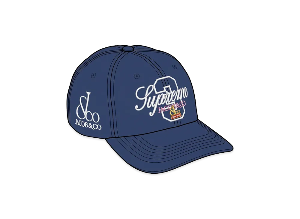 Supreme x La Martina 6-Panel "Navy"