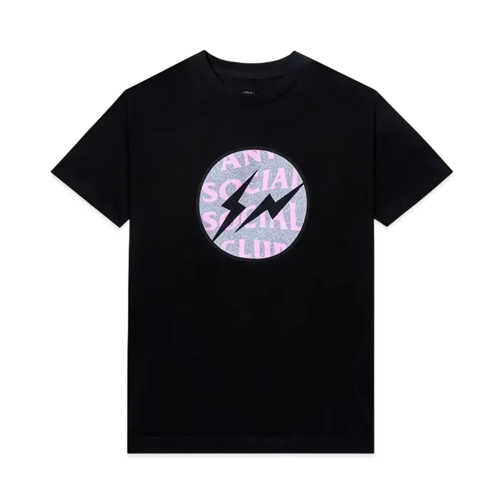 ANTI SOCIAL SOCIAL CLUB x FRAGMENT Called Interference Black Tee "Black"