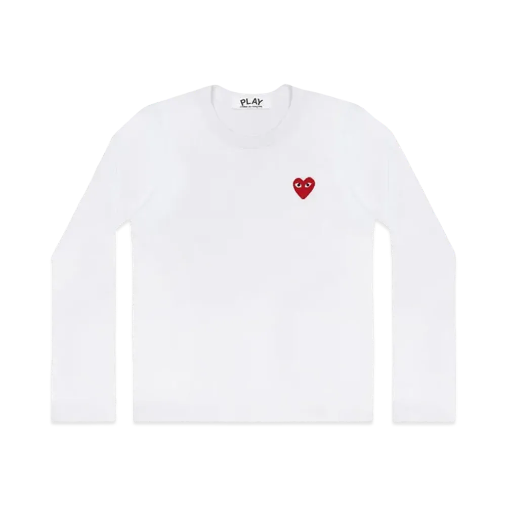 PLAY COMME des GARCONS T-Shirt Mens "White"