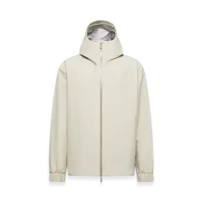 MONCLER Bise Hooded Rain Jacket "Light Beige"