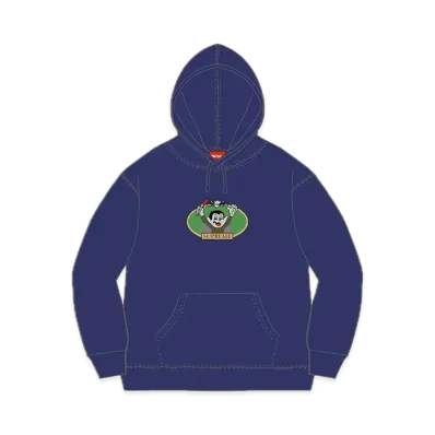 Supreme Vampire Boy Hooded Sweatshirt "Washed Navy"