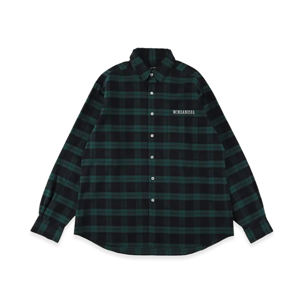 WIND AND SEA Bear Black Watch Shirt "Mix"