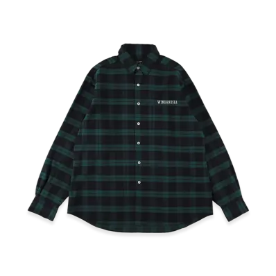 WIND AND SEA Bear Black Watch Shirt "Mix"