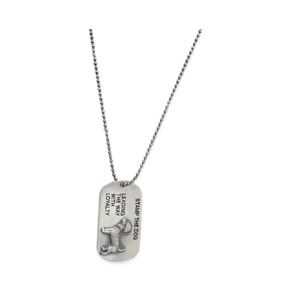 AVIREX x Final Fantasy VII Remake Dog Tag Stamp The Dog "Silver"