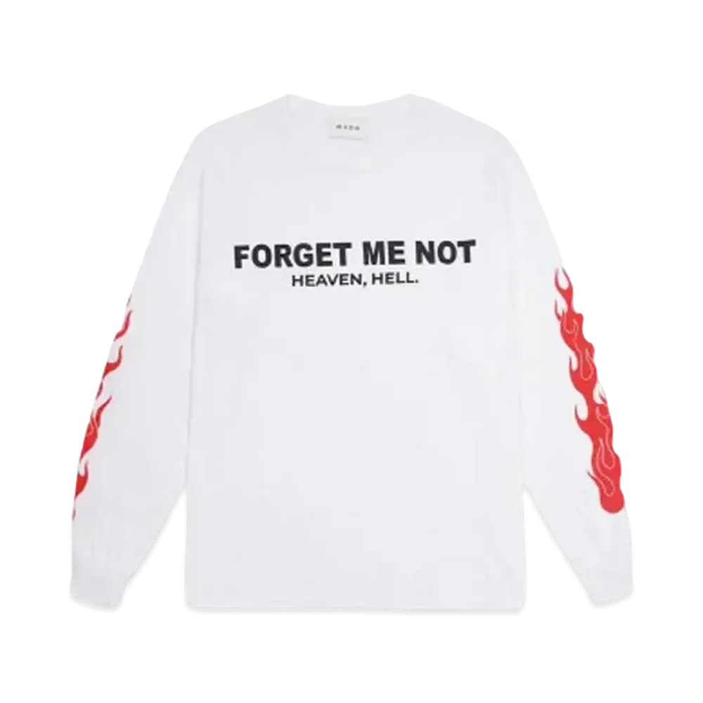 MAYO Forget me not Fire Long Sleeve Tee "White"