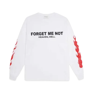 MAYO Forget me not Fire Long Sleeve Tee "White"